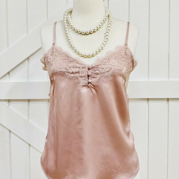 Abercrombie & Fitch Tops - Abercrombie Fitch AF M Camisole Cami Lace Tank Top
